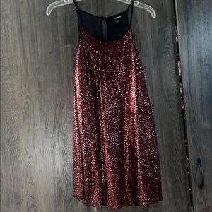torrid red sequin tank top size 2